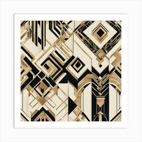 Art Deco 6 Art Print