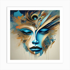 Face Of A Woman 1 Art Print