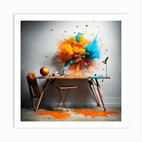 ((( Capture Dynamic Splashes Of Art In A Flying Fa (3) Art Print