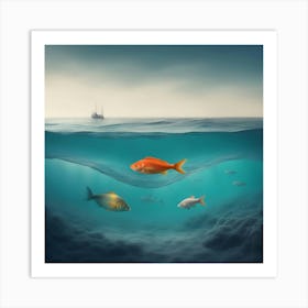 Fishes In The Sea Art Print