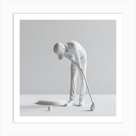 Golfer Art Print