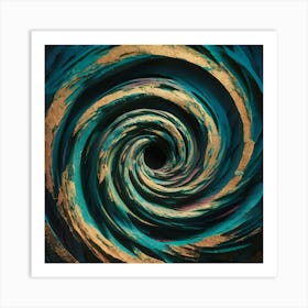 Spiral Painting Art Print