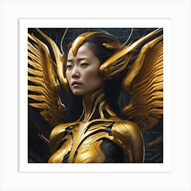 Golden Angel Art Print