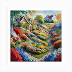 Flower Garden 4 Art Print