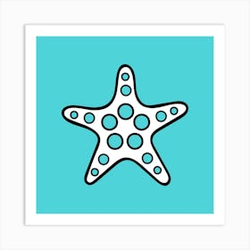 Starfish art print Art Print