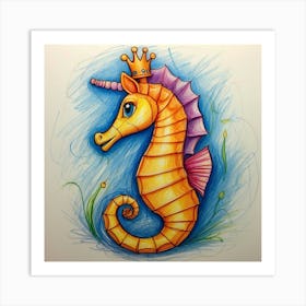 Seahorse 10 Art Print