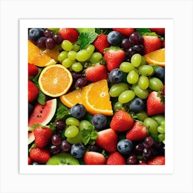 Fresh Fruit Art Print