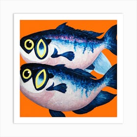 Two Fishes Art Print