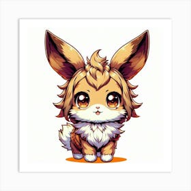 Cute Eevee Art Print