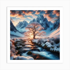 Winter Day Art Print