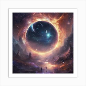 244254 A Stellar Galaxy Goodbye Party With Stars And A So Xl 1024 V1 0 Art Print