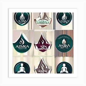 Asra Logos Art Print