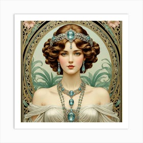 Edwardian Woman 1 Art Print