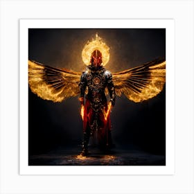 Angel Of Fire Art Print