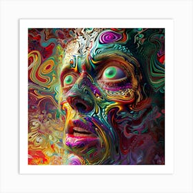 Psychedelic Art 3 Art Print