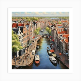 Amsterdam Canal 15 Art Print