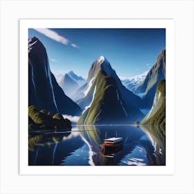 New Zealand Landscape Art Print