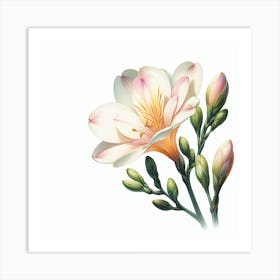 Freesia 4 Art Print