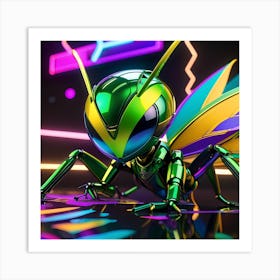 Neon Ant 1 Art Print