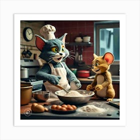 Tom And Jerry Art Print