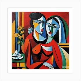 Couple By Pablo Picasso Art Print