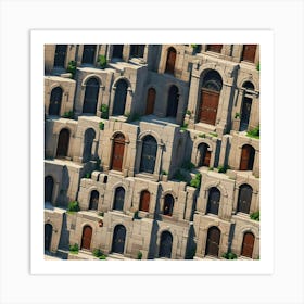 Doors Of Stone Art Print