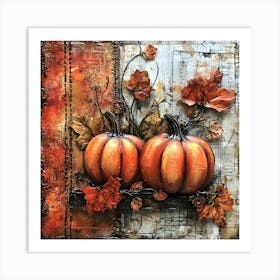 The Pumpkin Harvest 10 Art Print