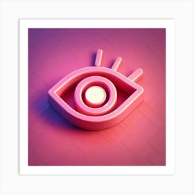 Eye Icon Art Print