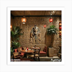 Egyptian Restaurant Art Print