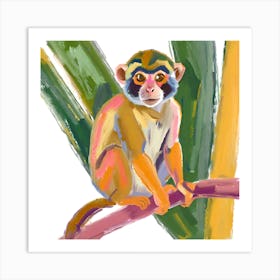 Squirrel Monkey 03 1 Art Print