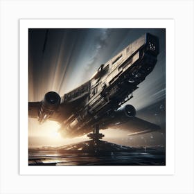 Spaceship 72 Art Print