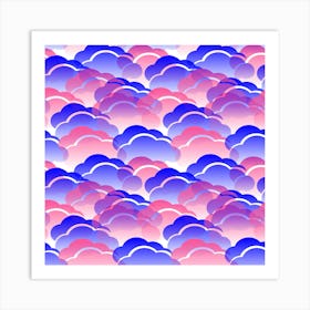 Pink Clouds Art Print