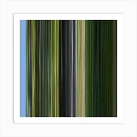 The Stripes Of The Day · Green Póster