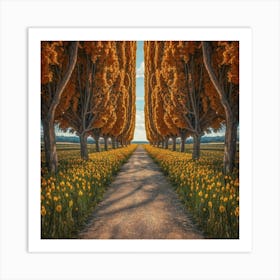 Path Through The Trees Art Print