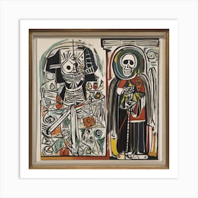 Santa Muerte 2 Art Print