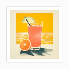 'Pink Lemonade' Art Print