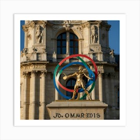 Olympics In Paris Art Print