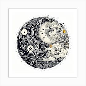 Yin Yang 33 Art Print