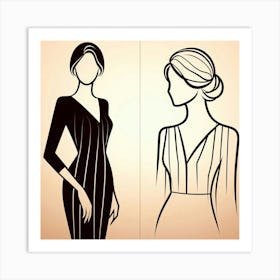 A sophisticated lady 2 Art Print