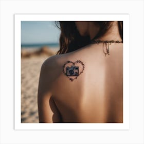 Heart Tattoo Art Print