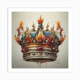 Default Crown Art Design 0 Art Print