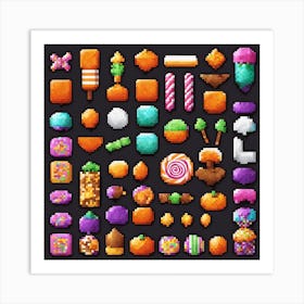 Pixel Art 5 Art Print