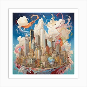 Cityscape 7 Art Print