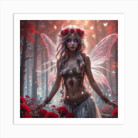 Fairy In The Forest 1 Art Print