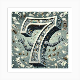 Seven Seven Seven Art Print