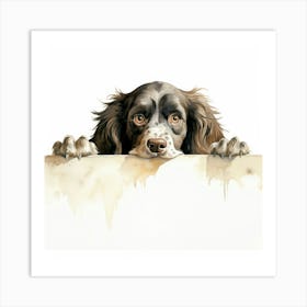 Spaniel Field 1 Art Print