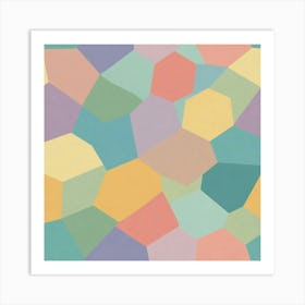 Abstract Geometric Pattern 23 Art Print