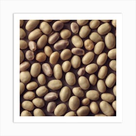 Close Up Of Soybeans Art Print