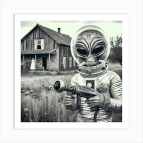 Alien Man 1 Art Print