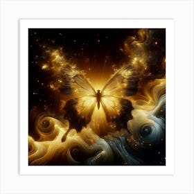 Butterfly In The Sky 18 Art Print